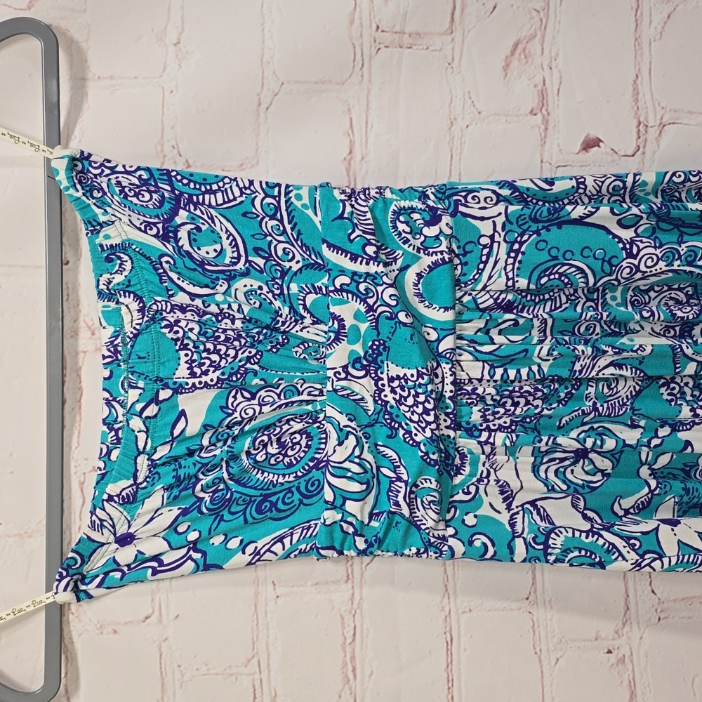 Lilly Pulitzer Holbrook Montauk Strapless Maxi Dress #80497 Womens Size XXS - Picture 2 of 15